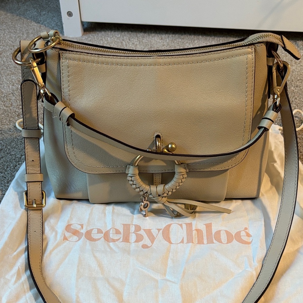 See By Chloe Joan Beige Shoulder Bag